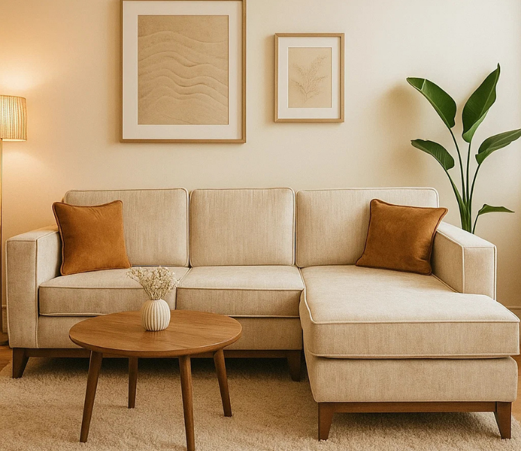 Casper L Shaped Sofa 4